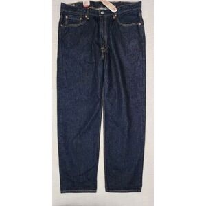 NEW Levi's 550 Jeans Mens 38x32 Blue Relaxed Fit Denim NWT Dark Stonewash